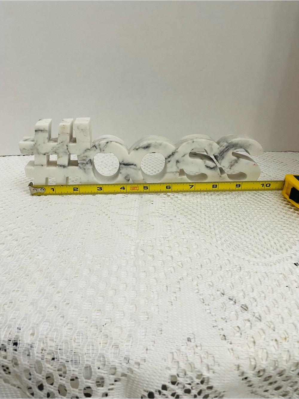 Marble #boss Decorative Tabletop Accent